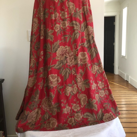 16W Vintage RALPH LAUREN Plus Linen Skirt - Picture 3 of 8